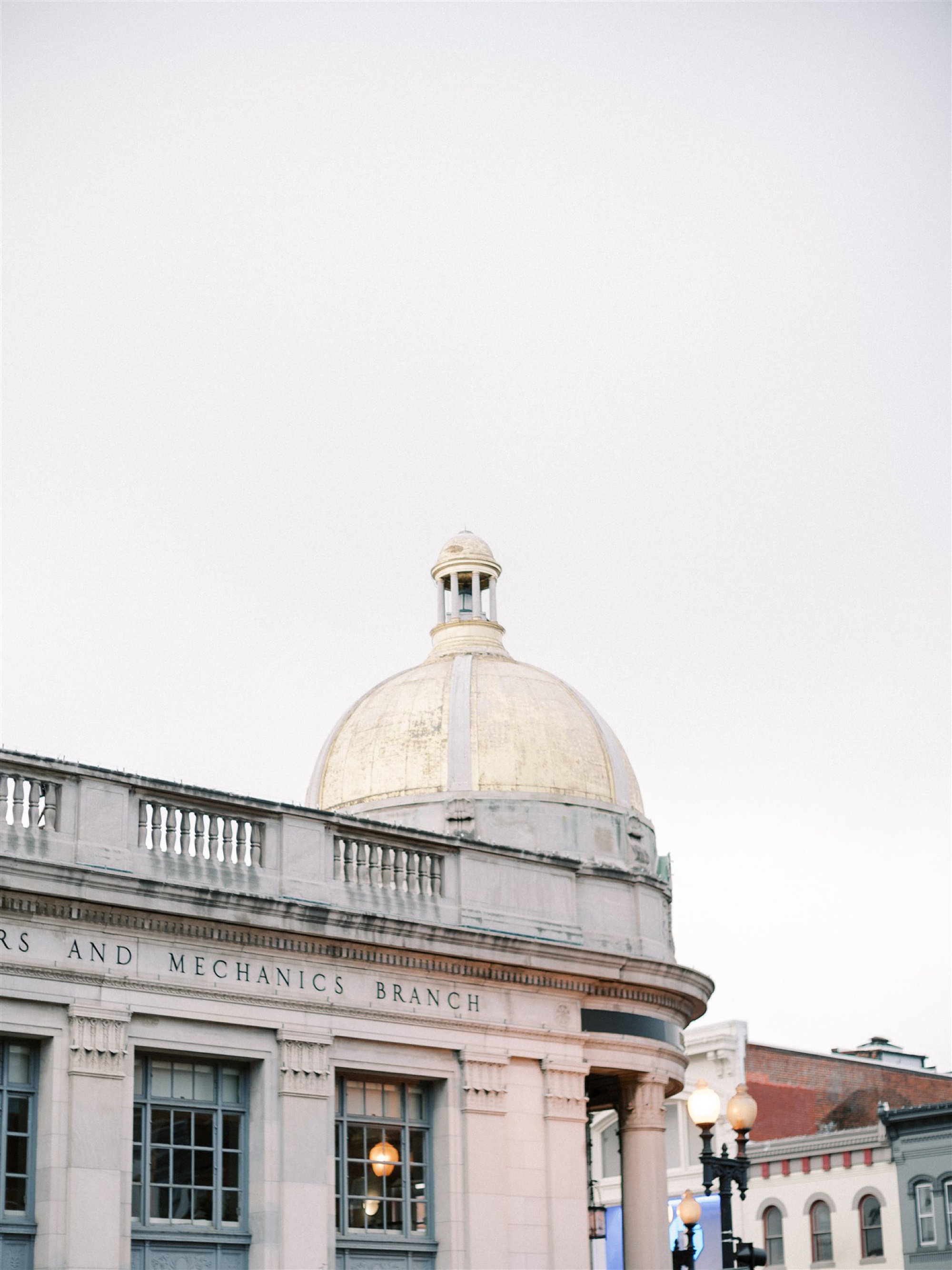 classic engagement session in Washington DC
